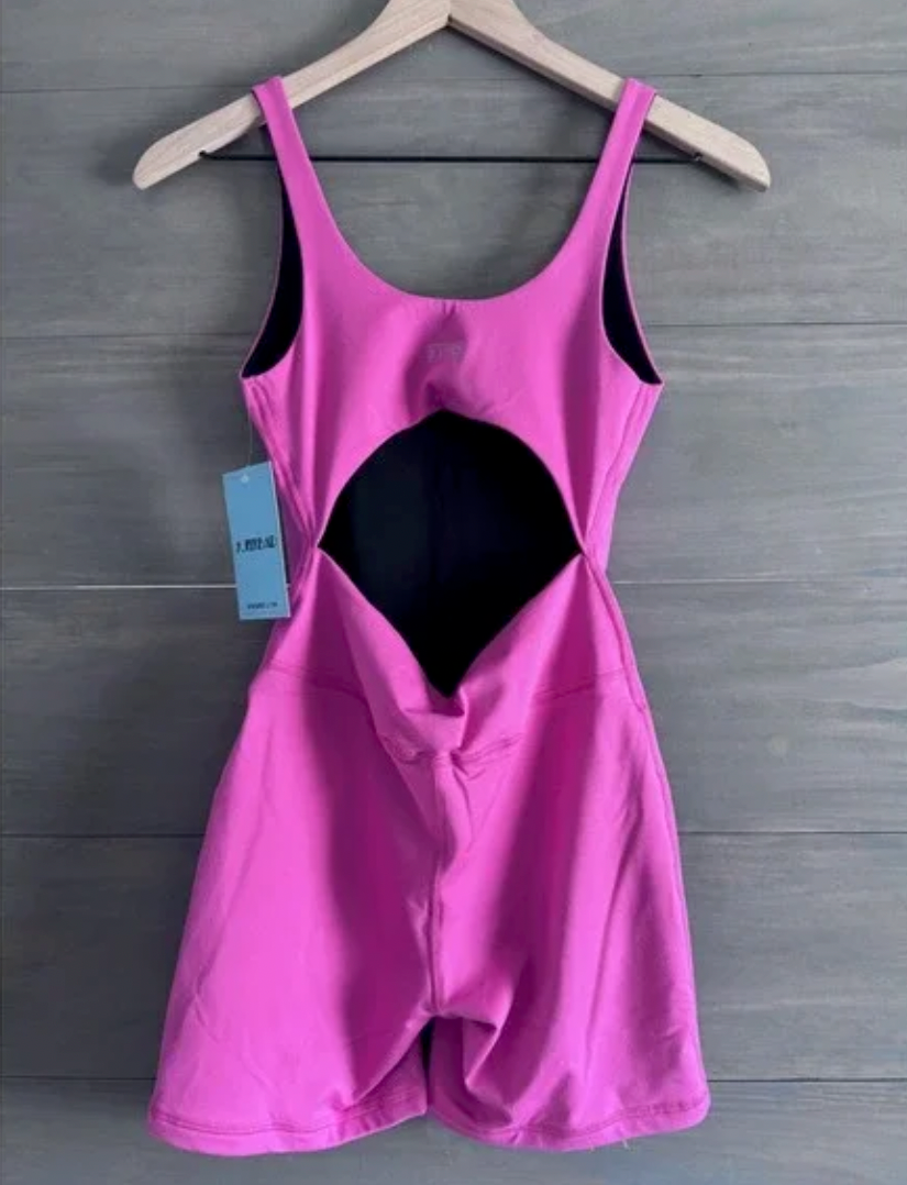 Women's Open Back Bodysuit